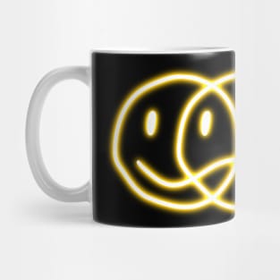 Happy Sad Neon Sign Mug